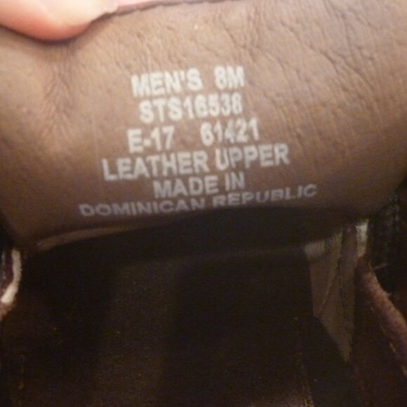 New Sperry Tarpon Ultralite 2-Eye Boat Shoes Brown Leather Men 8 M Top Sider - Picture 15 of 15